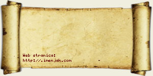 Olga Dačić vizit kartica